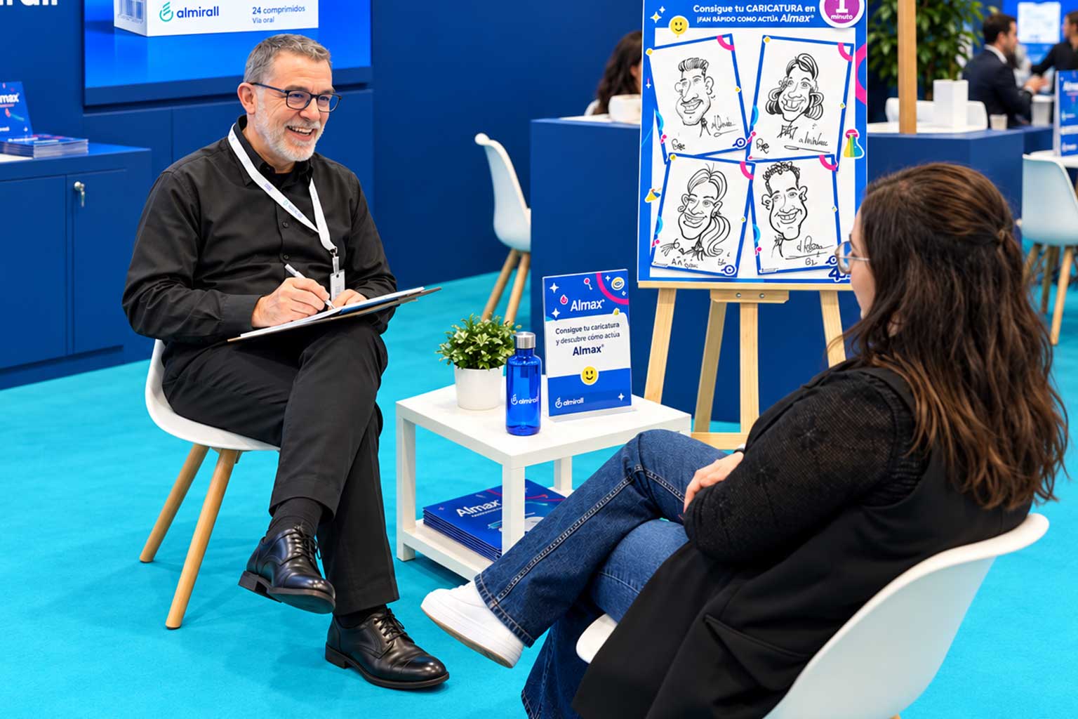 Caricaturista para ferias y stands en Barcelona