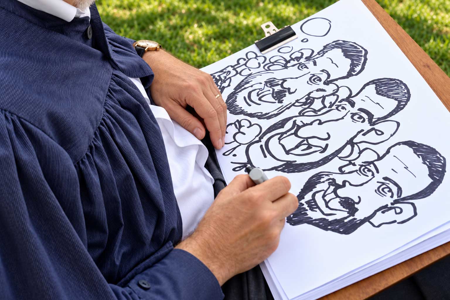 Caricaturista para fiestas en Barcelona